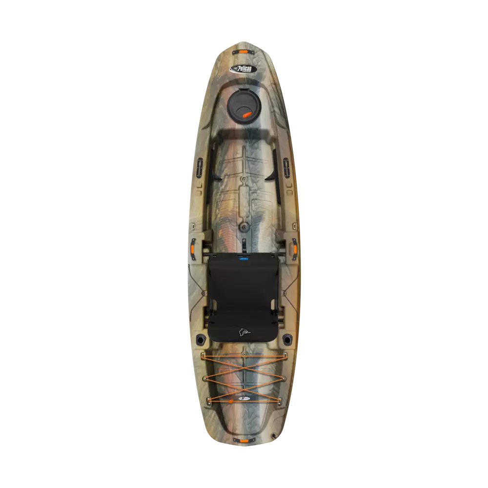 PELICAN - Catch Classic 100 Fishing Kayak - Grey - KRP10P102-00 - TOP