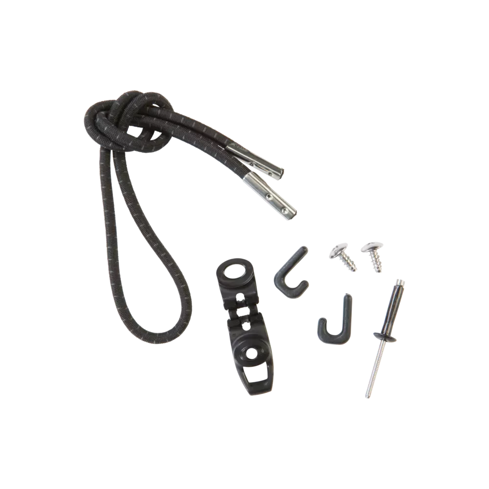 PELICAN - Black & Gray 25" (63.5 cm) Paddle Tie-Down with Hook - Black - PS0597 - 