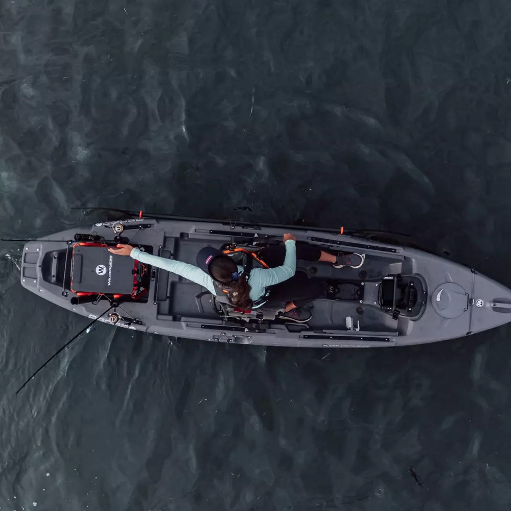 WILDERNESS SYSTEMS - Radar 135 Fishing Kayak - Aqua - 9750907192 - LIFE STYLE 2