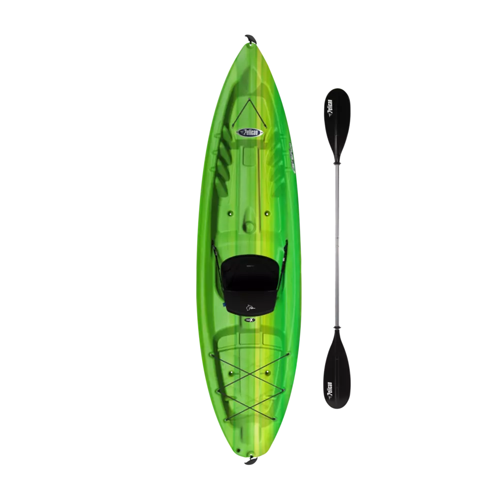 PELICAN - APEX 100 Recreational Kayak - White - KVL10P605 - TOP