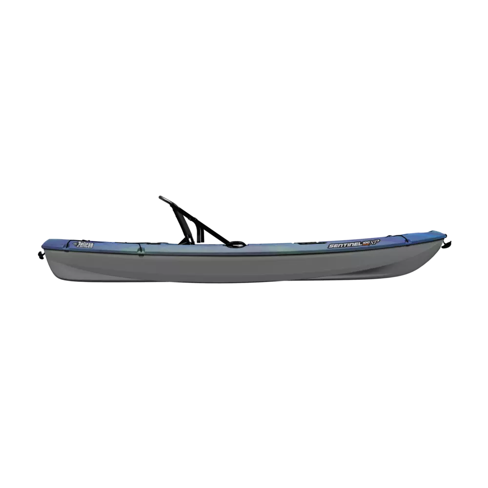 PELICAN - Sentinel 100XP Angler Fishing Kayak - Blue - MGL10P205-00 - SIDE