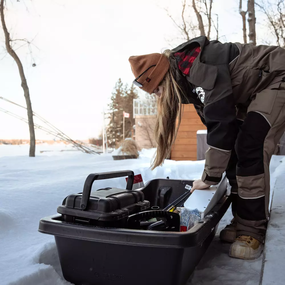 PELICAN - Trek 60 Utility Sled with Runners - Black - LDT60PP06-00 - LIFE STYLE 2