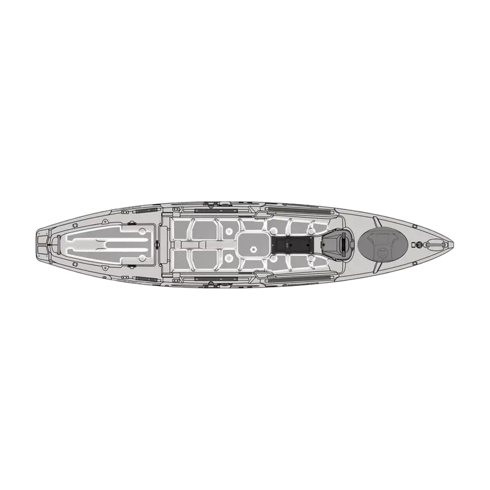 WILDERNESS SYSTEMS - Silent Traction Pad - Radar 135 - Gray -  - 8070090 - TOP