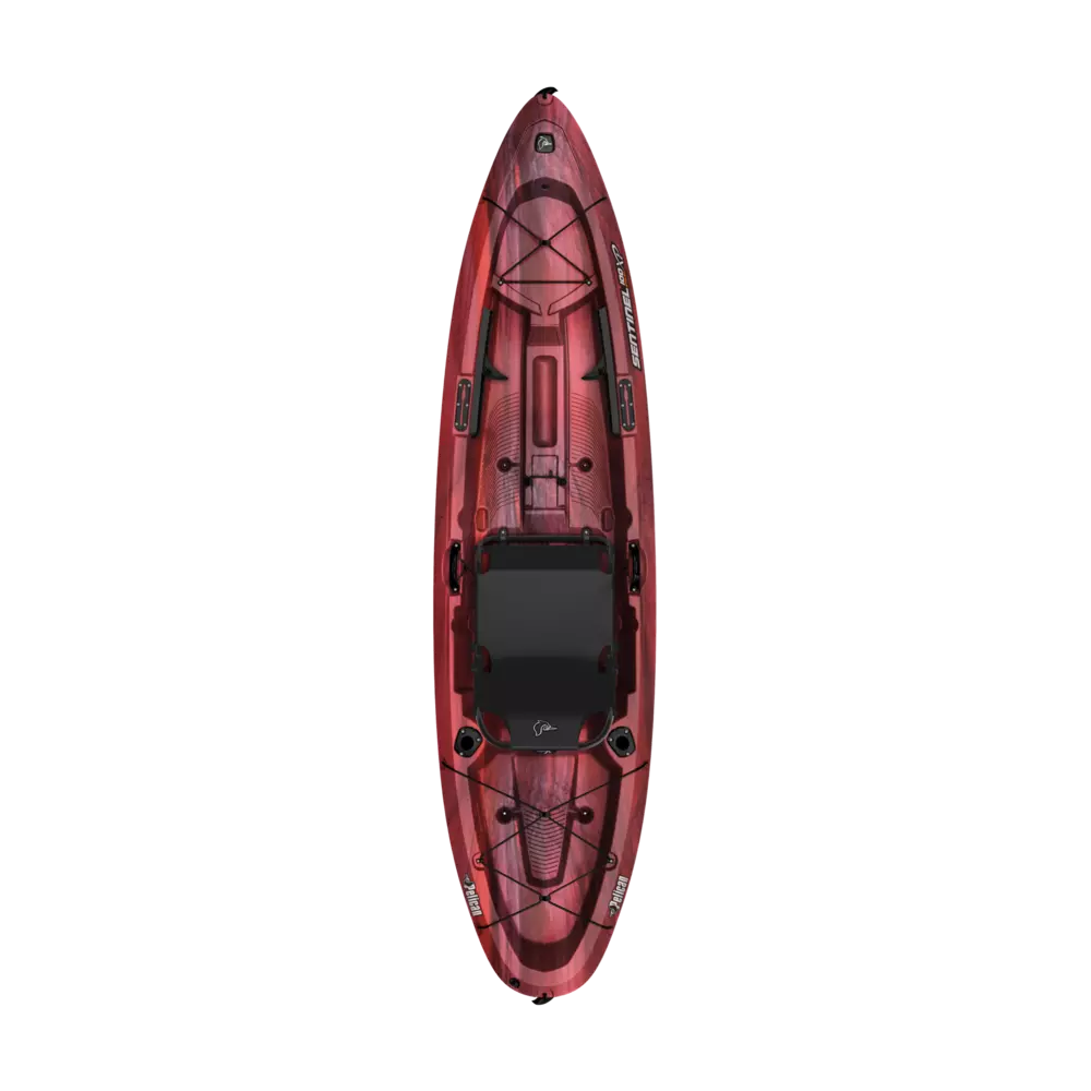 PELICAN - Sentinel 100XP Angler Fishing Kayak - Red - MGL10P105-00 - TOP