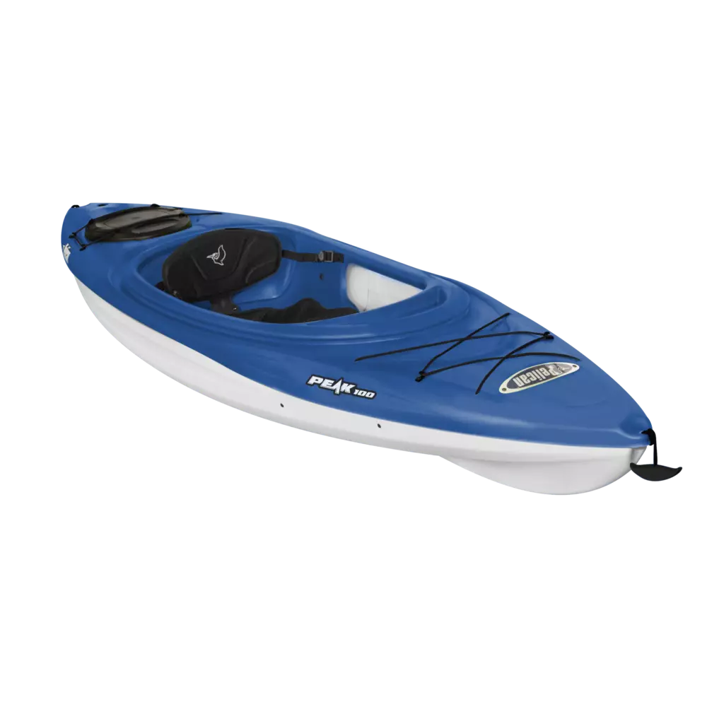 PELICAN - Peak 100 Recreational Kayak with Paddle - Blue - KXA10P301 - ISO