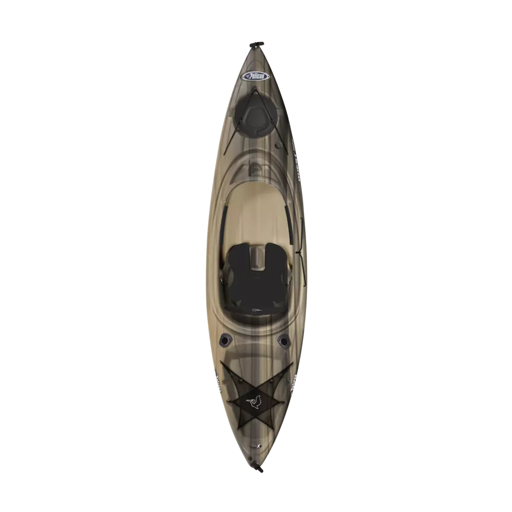 PELICAN - Quest 100X Angler Fishing Kayak - Black - KFF10P260 - TOP