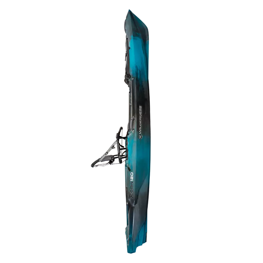 WILDERNESS SYSTEMS - Recon 120 Fishing Kayak - Discontinued color/model - Blue - 9751100110 - SIDE