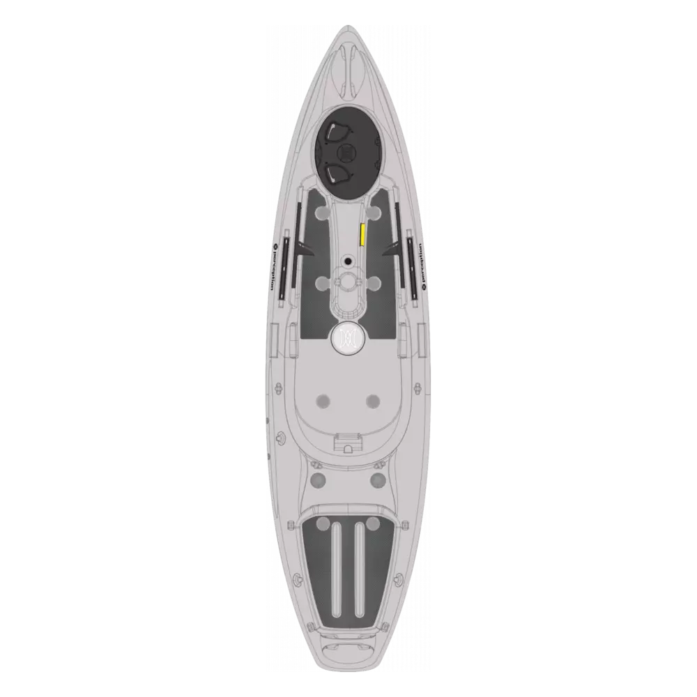 PERCEPTION - Silent Traction Pad - Pescador 10 - Grey - 8080023 - TOP 