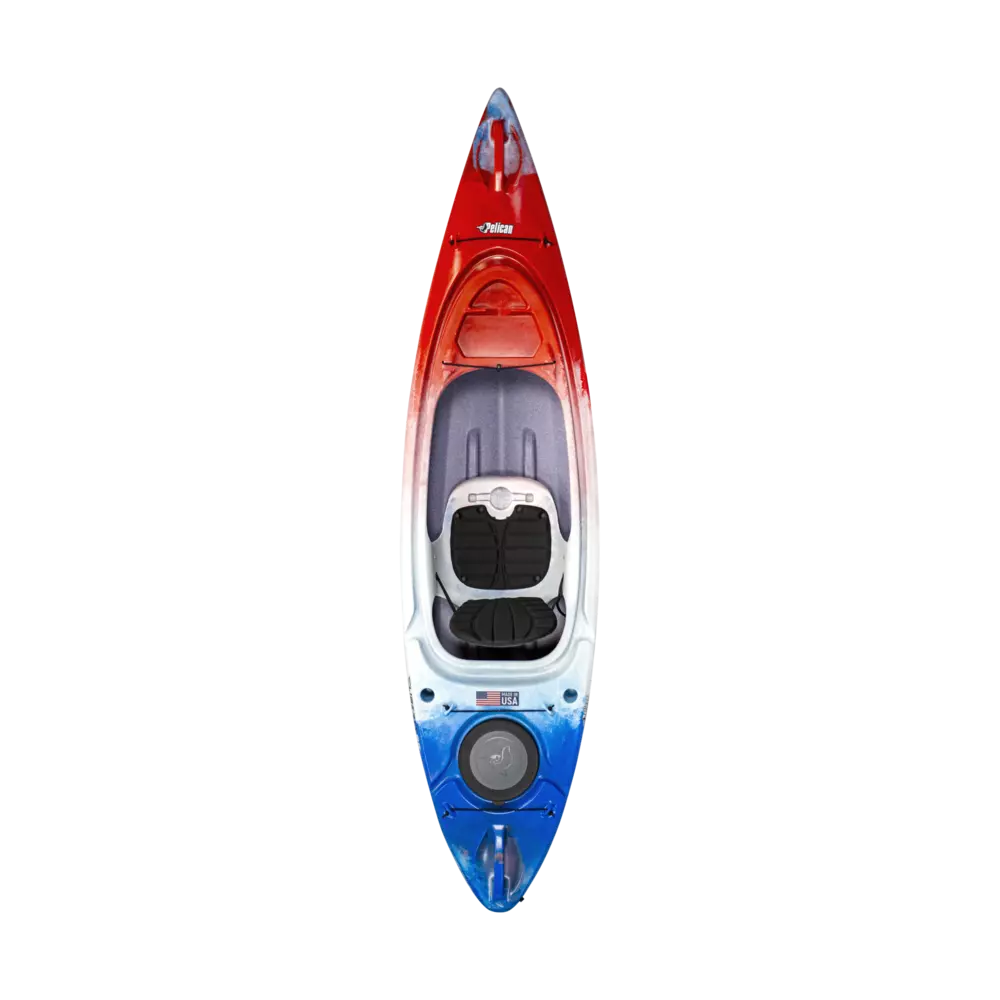 PELICAN - Liberty 9.5 Recreational Kayak - Red - 9130021077 - TOP