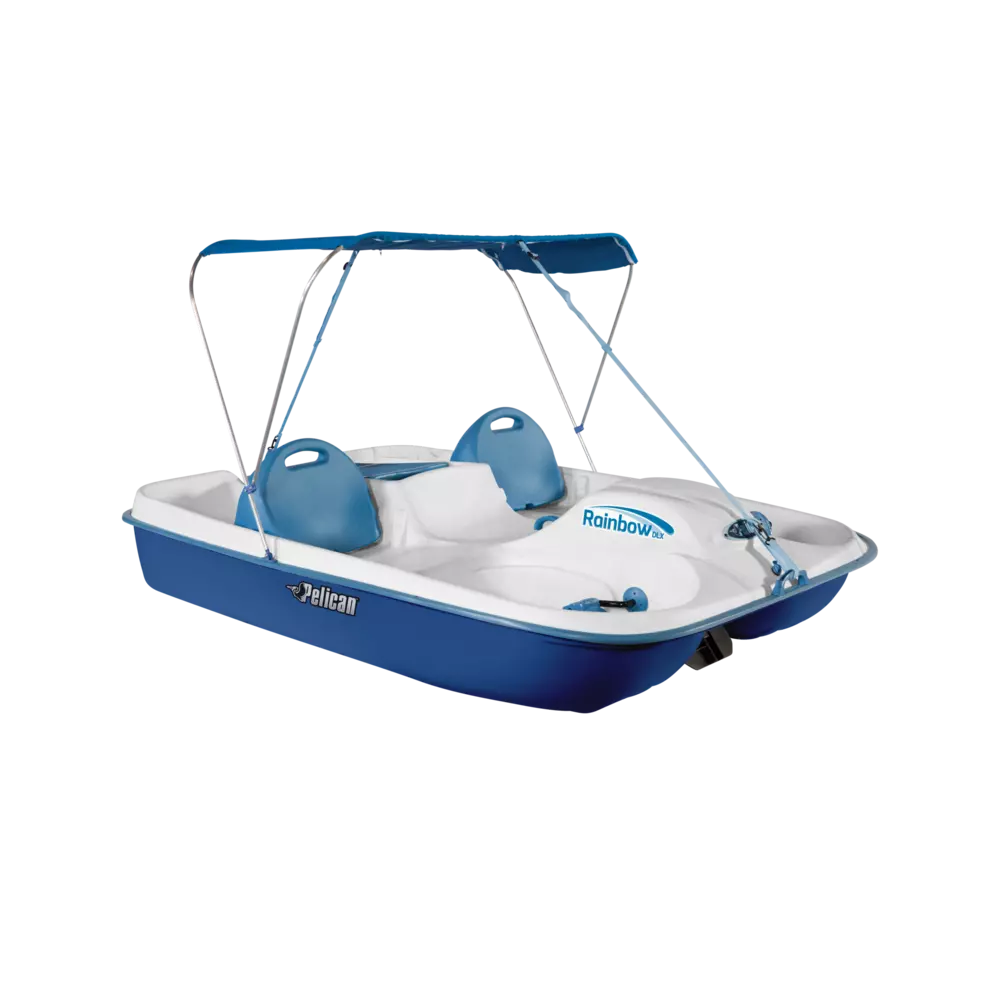 PELICAN - Rainbow DLX Pedal Boat - White - HHA27P101 - ISO