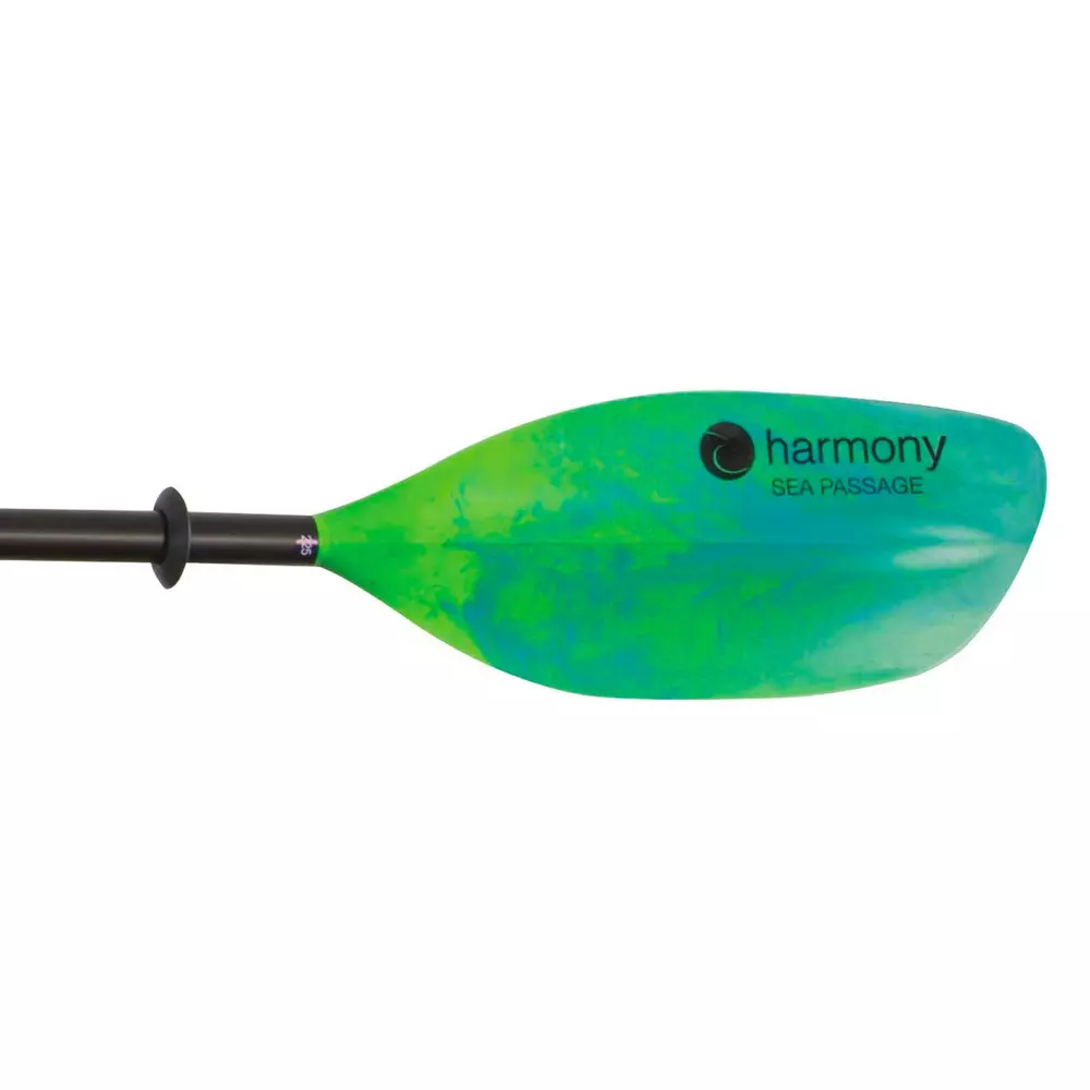 HARMONY - Sea Passage Aluminum Paddle - Turquoise/Lime - Lime - 8027055 - ISO