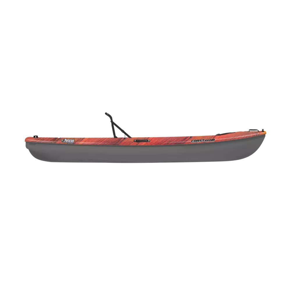 PELICAN - Coast 100XR SOT Recreational Kayak - Yellow - KBP10P104 - SIDE