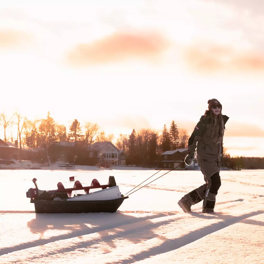 PELICAN - Trek 60 Utility Sled with Runners - Black - LDT60PP06-00 - LIFE STYLE 1