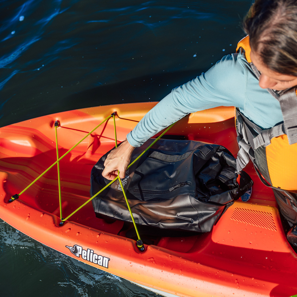 PELICAN - Sentinel 100 Recreational Kayak - Yellow - KVL10P105-00 - LIFE STYLE 1