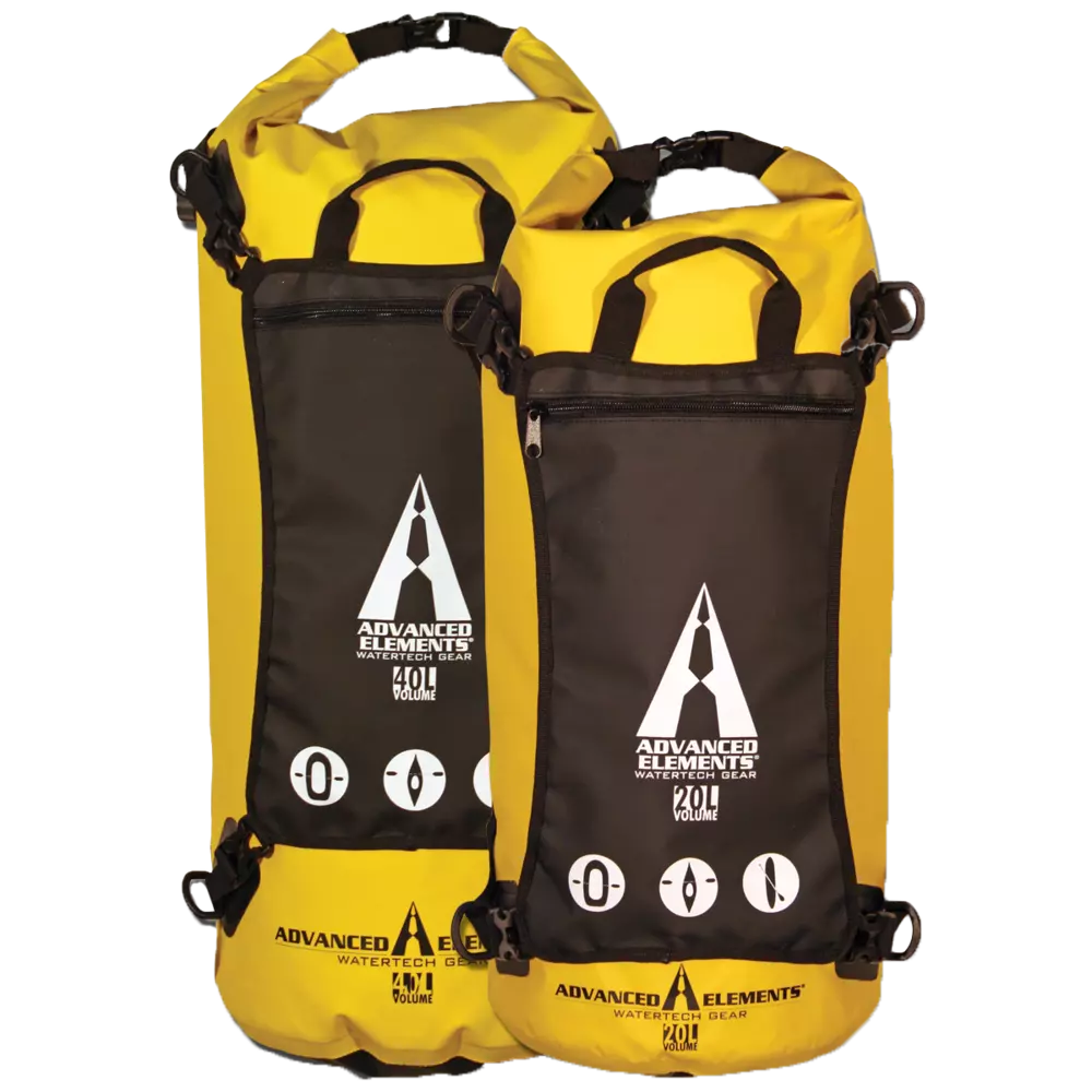 ADVANCED ELEMENTS - StashPak™ Rolltop Dry Bags - 20L - Yellow - AE3507 - TOP