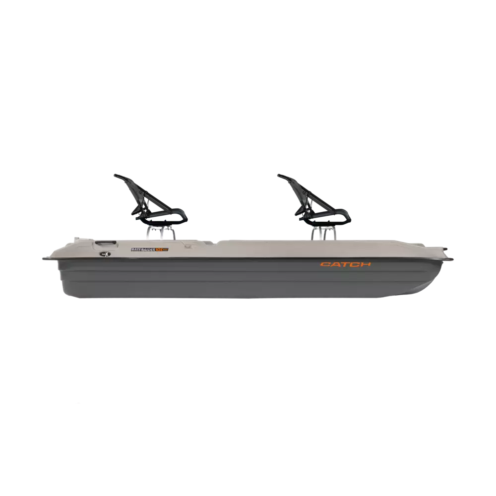 PELICAN - Bateau de pêche Bass Raider 10E NXT - Grey - BBA10P201 - SIDE