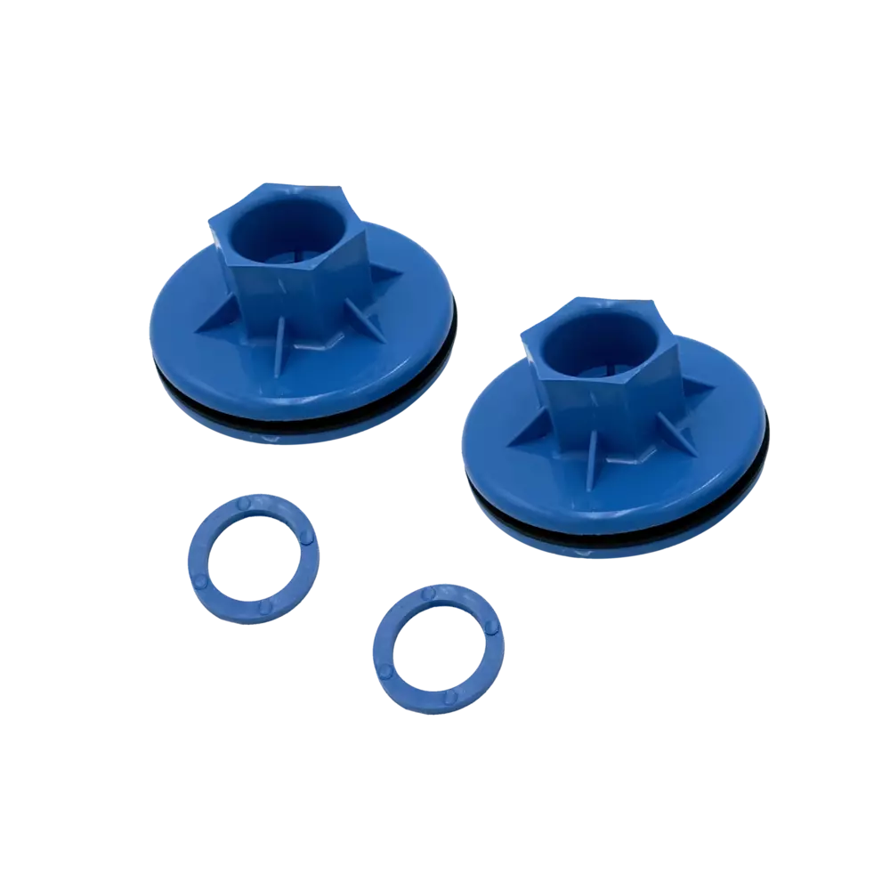 PELICAN - Pedal Boat Wheel Bushings in Azure Blue - pack of 2 - Blue - PS0568 - ISO