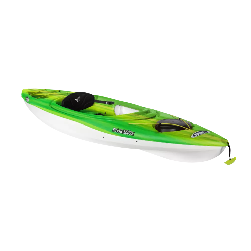 PELICAN - Brisk 100X Recreational Kayak with Paddle - White - KFF10P503 - ISO