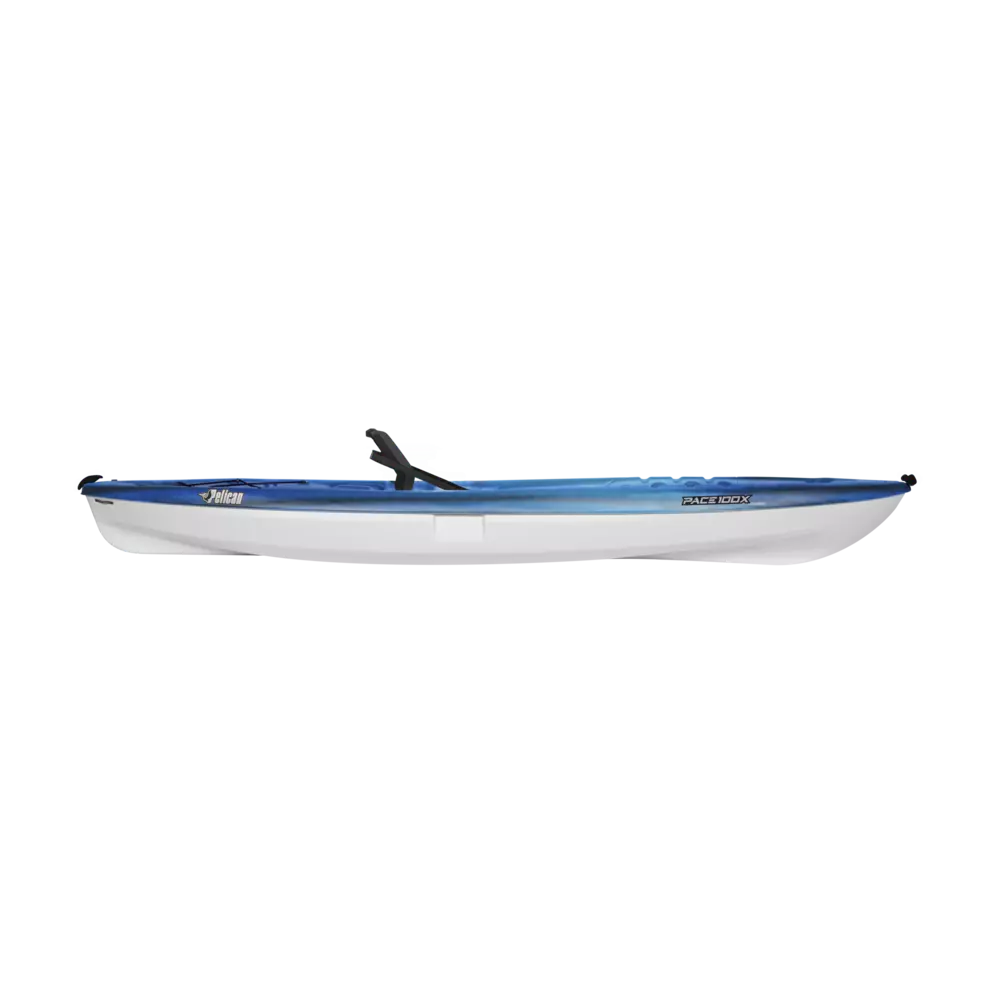 PELICAN - Pace 100X Sit-on Recreational Kayak - Grey - KVF10P204 - SIDE