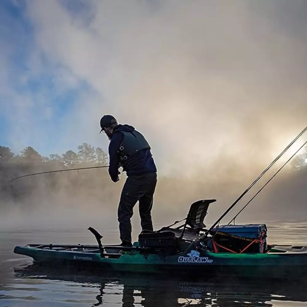 PERCEPTION - Outlaw 11.5 Fishing Kayak - Aqua - 9351815178 - LIFE STYLE 2