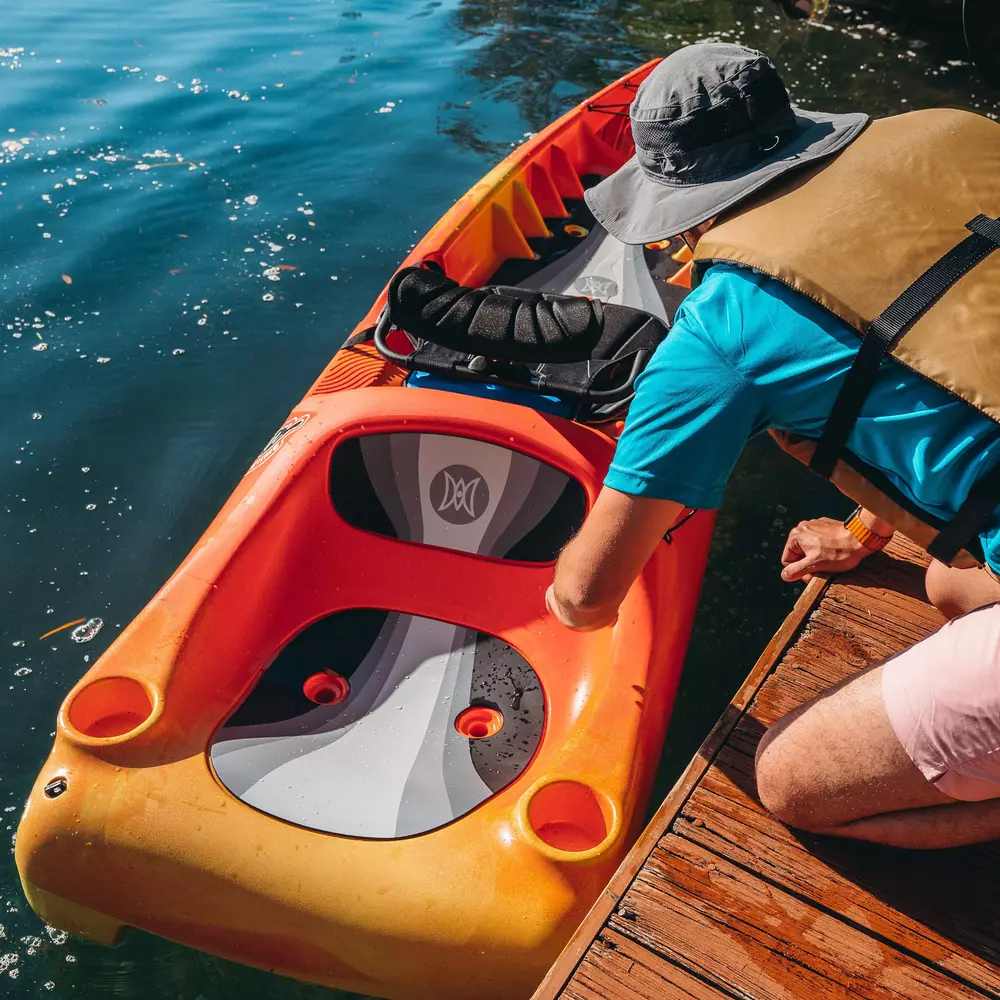 PERCEPTION - Hangtime 11.0 Recreational Kayak - Red - 9351933042 - LIFE STYLE 2