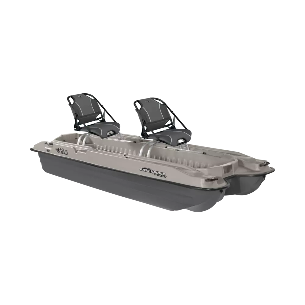 PELICAN - Bass Raider 10E NXT Fishing Boat - Grey - BBA10P401 - ISO