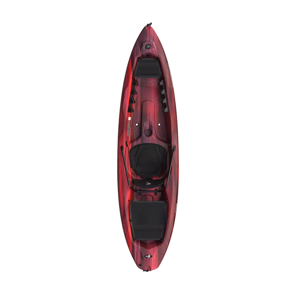 PELICAN - SEEK 100X Recreational Kayak - Red - MKL10P305-00 - TOP