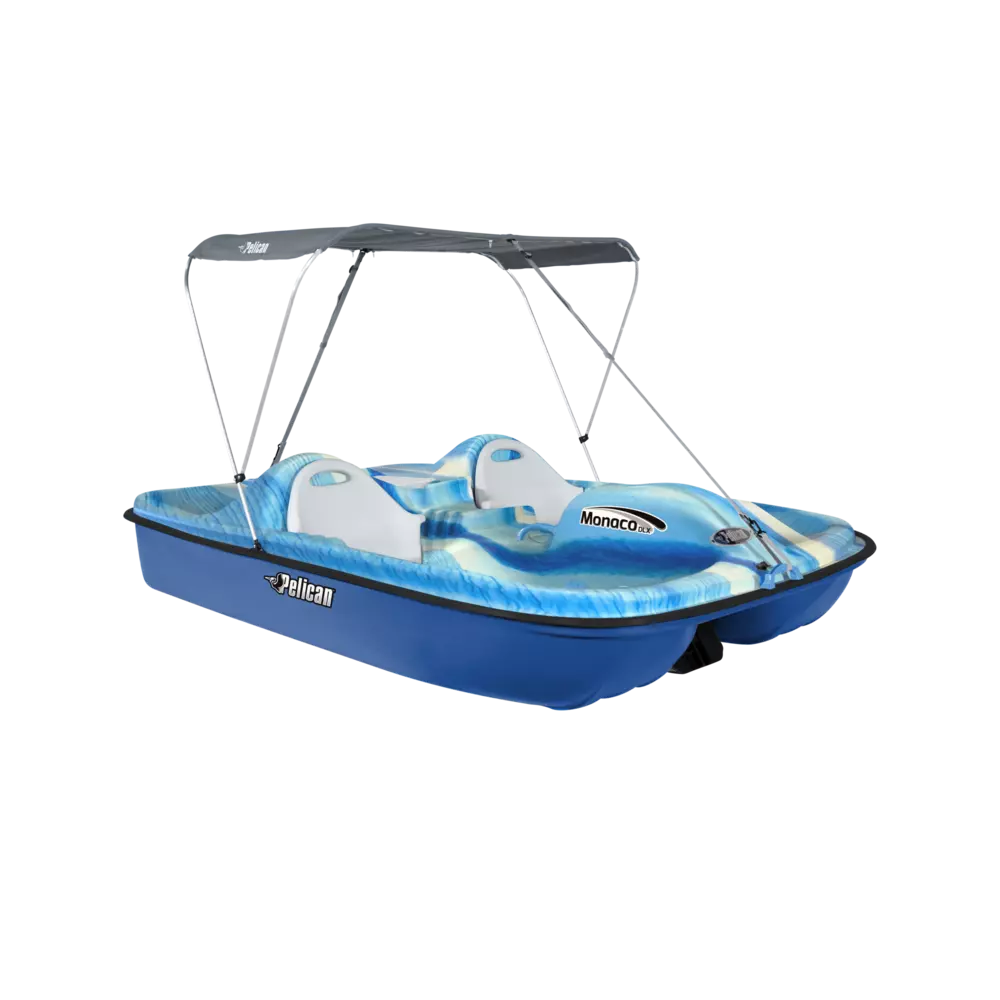 PELICAN - Monaco DLX Pedal Boat with Canopy - White - HHF25P105 - ISO