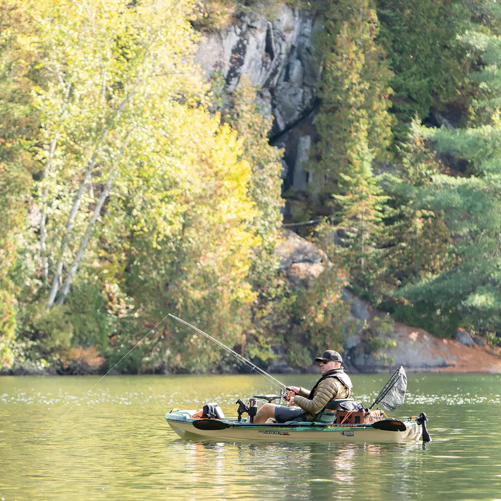 PELICAN - Catch 110HDII Fishing Kayak - Brown - KRP11P100-00 - LIFE STYLE 1