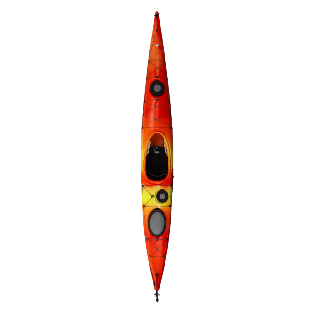 WILDERNESS SYSTEMS - Tsunami 165 Sit-Inside Touring Kayak - Orange - 9720667054 - TOP