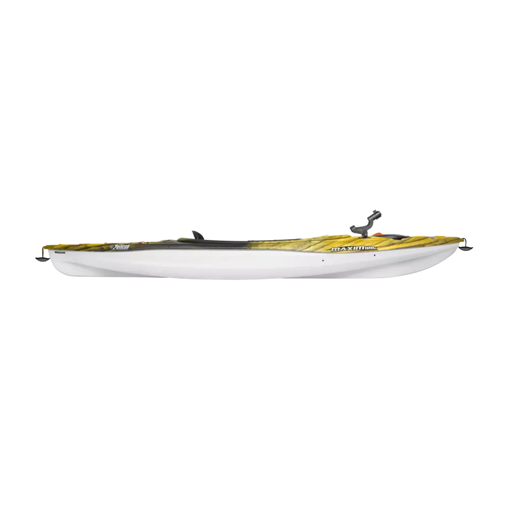 PELICAN - Maxim 100X Angler Fishing Kayak - Yellow - KFP10P109 - SIDE