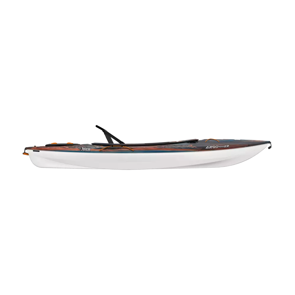 PELICAN - Argo 100XR Recreational Kayak - Grey - MDP10P100-00 - SIDE