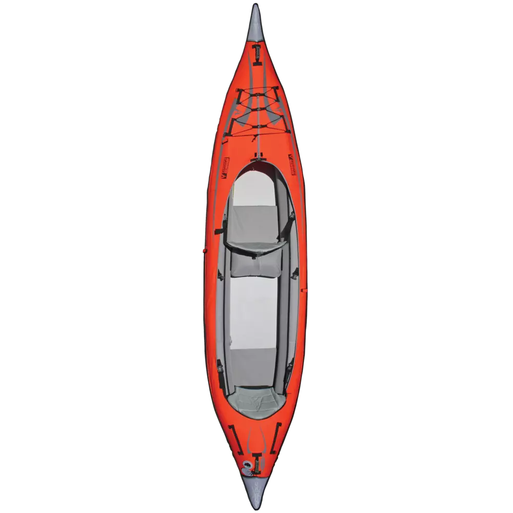 ADVANCED ELEMENTS - AdvancedFrame™ Convertible Elite Kayak with Pump - Red - AE1007-E-P - TOP