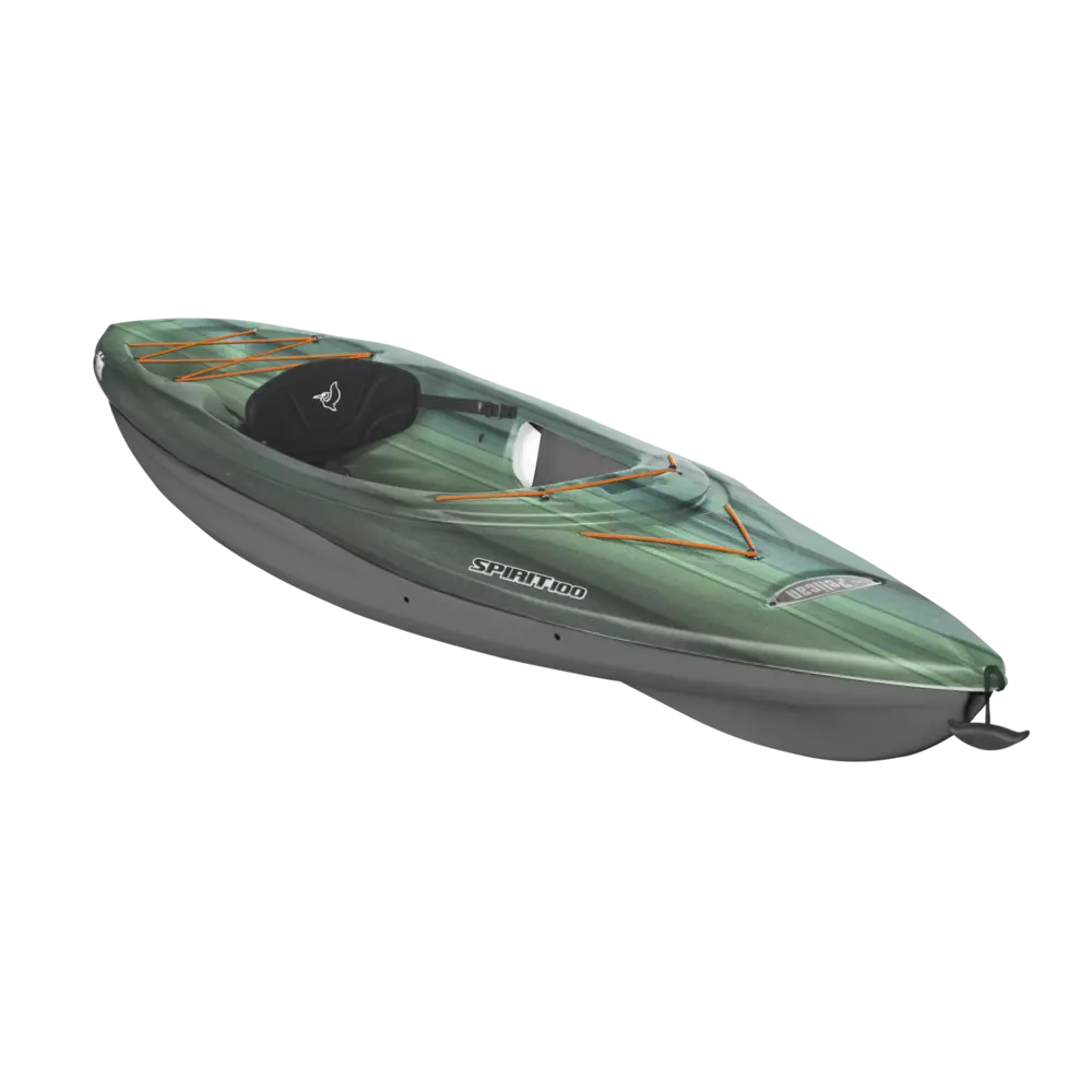 PELICAN - SPIRIT 100 Recreational Kayak - Grey - KSF10P205 - ISO