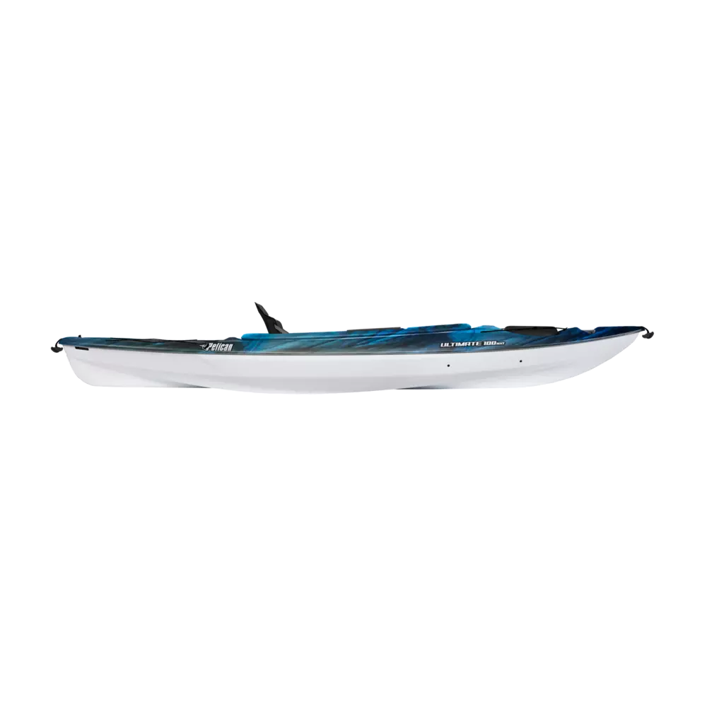 PELICAN - Ultimate 100NXT Recreational Kayak - Grey - KYF10P600 - SIDE