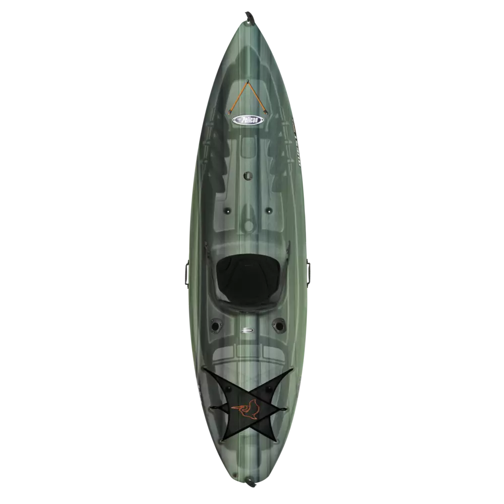 PELICAN - Quest 100X Angler Fishing Kayak - Grey - KVF10P150 - TOP