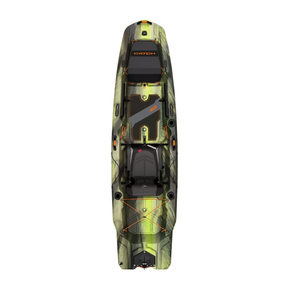 PELICAN - Catch Mode 110 Fishing Kayak - Grey - MIF11P202-00 - TOP