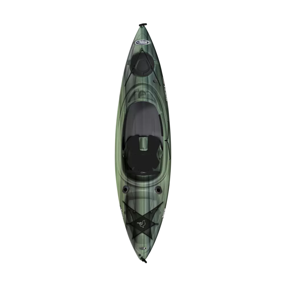 PELICAN - Quest 100X Angler Fishing Kayak - Grey - KFF10P270 - TOP