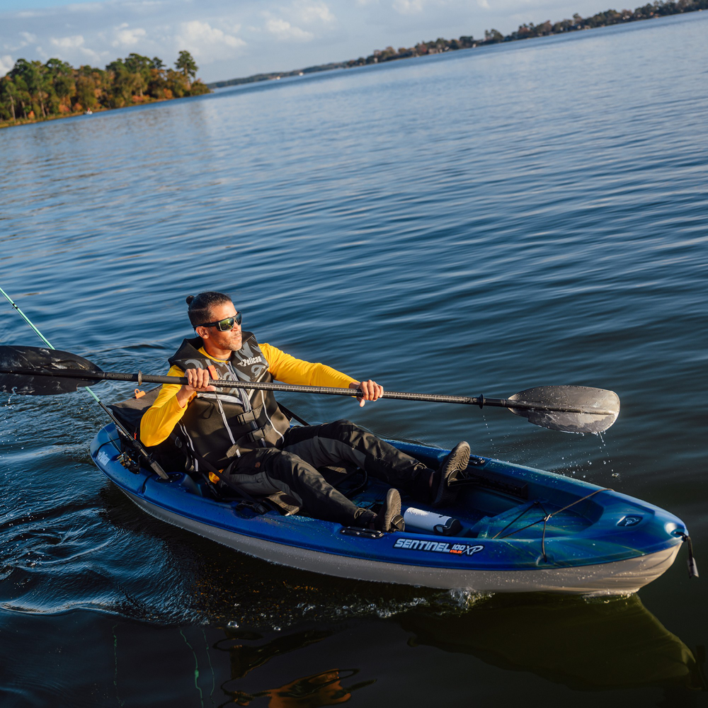 PELICAN - Sentinel 100XP Angler Fishing Kayak - Blue - MGL10P205-00 - LIFE STYLE 3