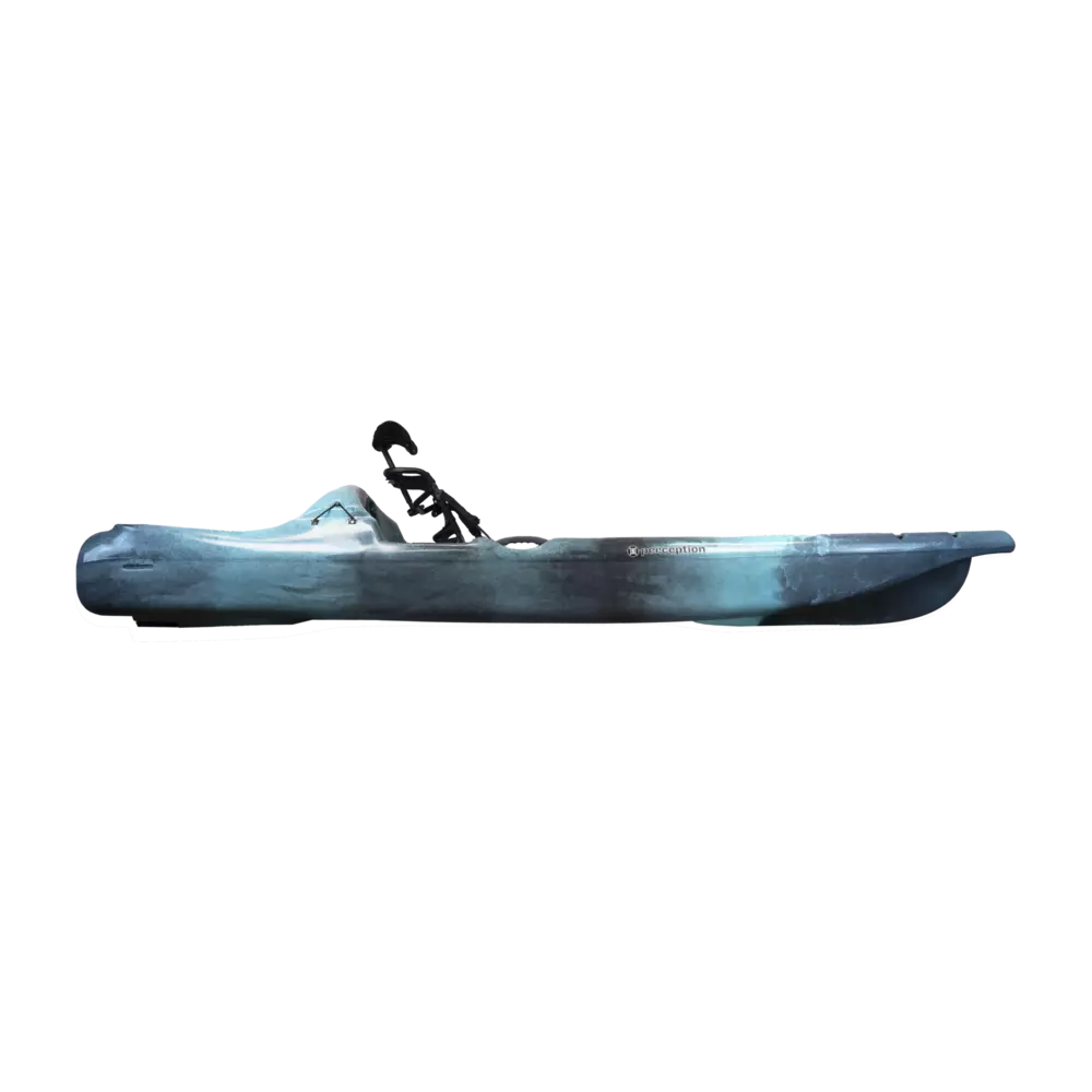 PERCEPTION - Hangtime 11.0 Recreational Kayak - Aqua - 9351933178 - SIDE