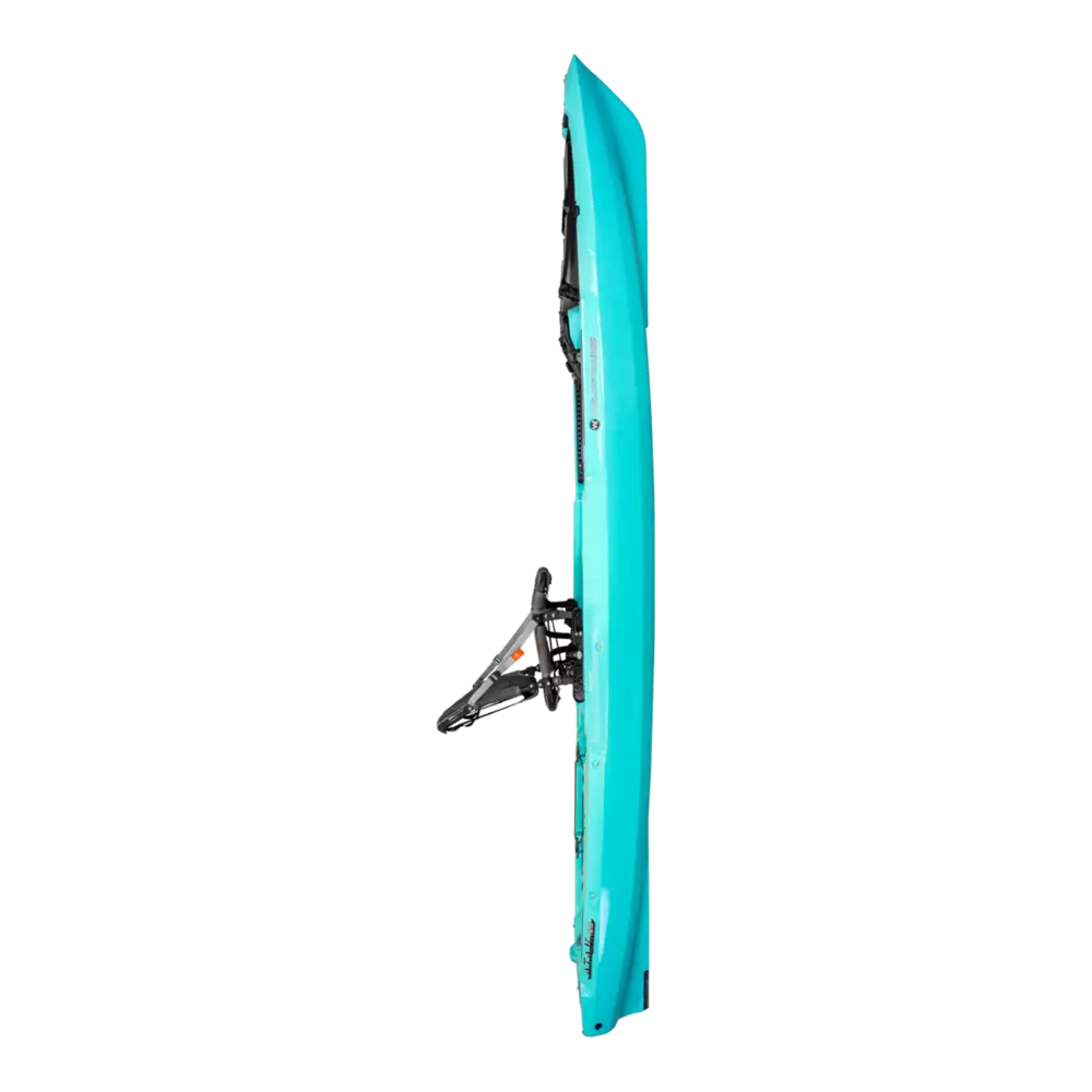 WILDERNESS SYSTEMS - A.T.A.K. 120 Fishing Kayak - Aqua - 9750917192 - SIDE