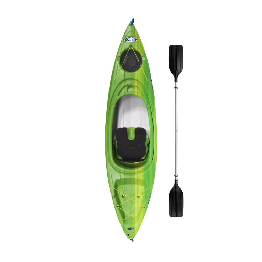 PELICAN - Brisk 100X Recreational Kayak with Paddle - White - KFF10P503 - TOP