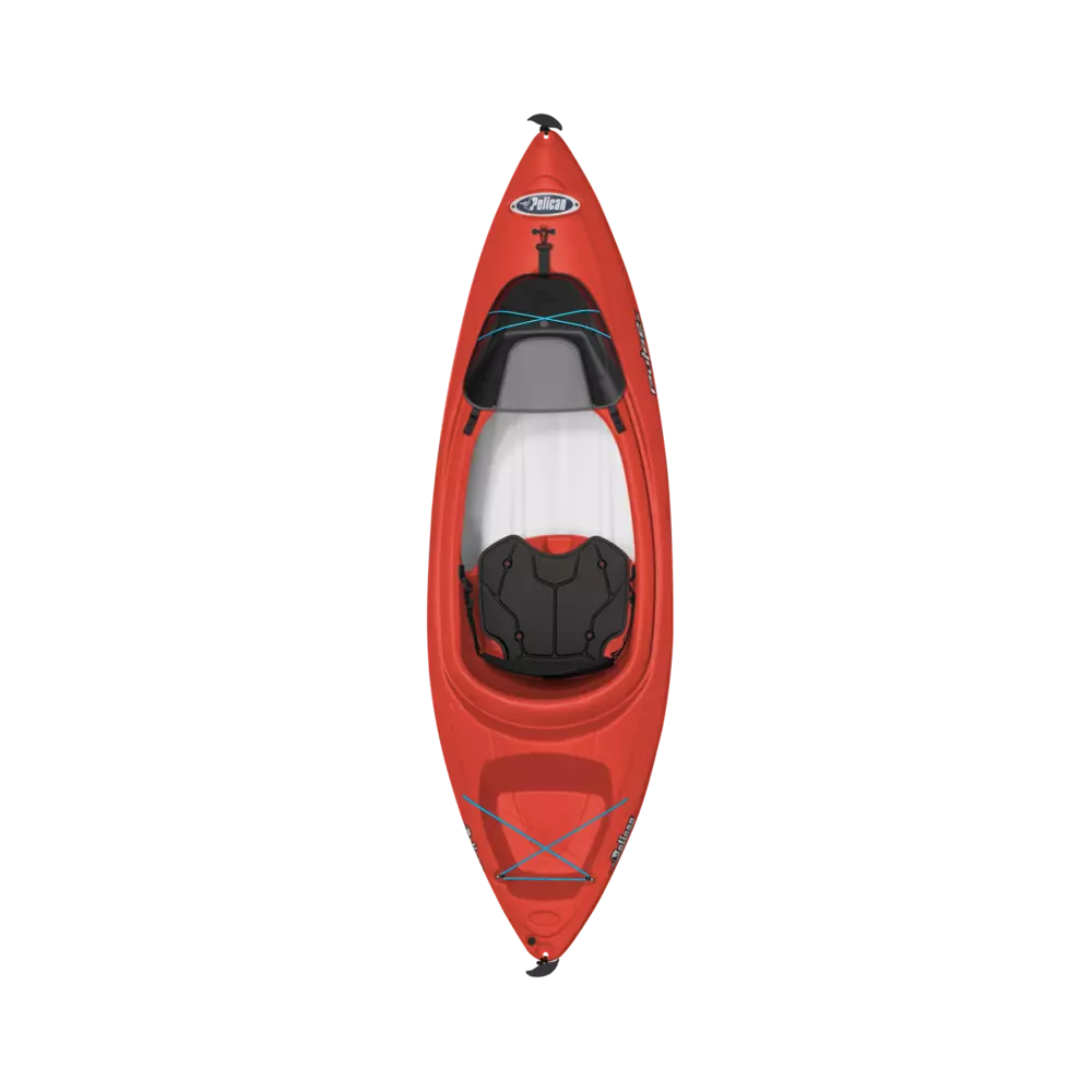 PELICAN - PULSE 80X Recreational Kayak - Red - KFA08P105 - TOP
