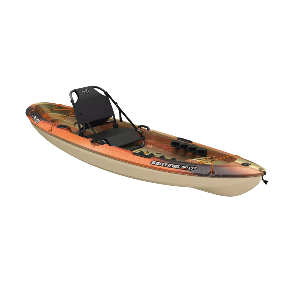 PELICAN - Sentinel 100XP Angler Fishing Kayak - Orange - MGF10P101-00 - ISO