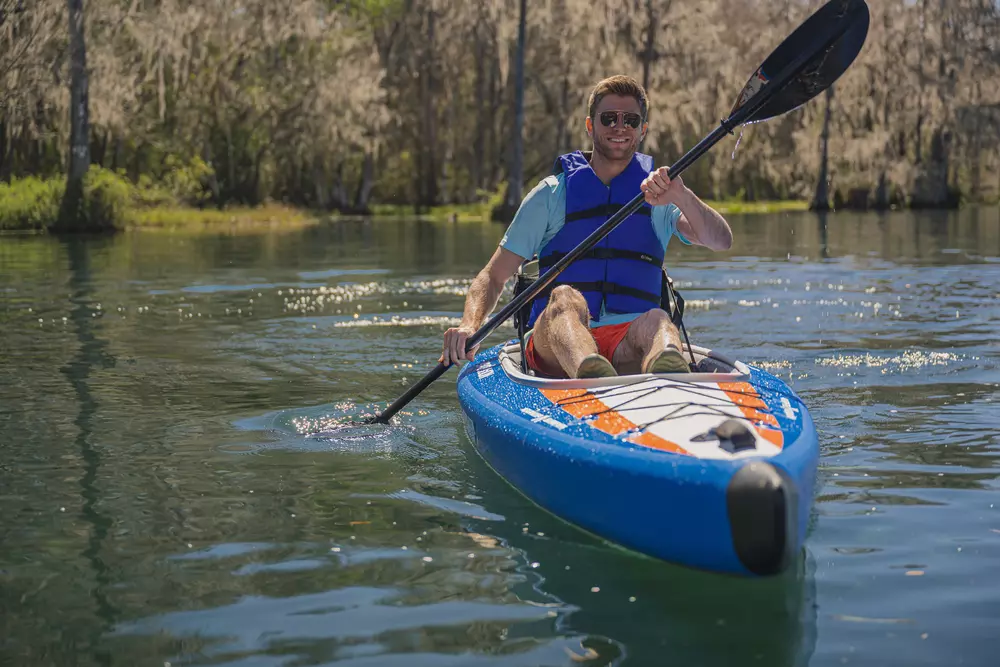 ADVANCED ELEMENTS - AirVolution™ Pro Recreational Kayak with Pump -  - AE3029-O - LIFE STYLE 2