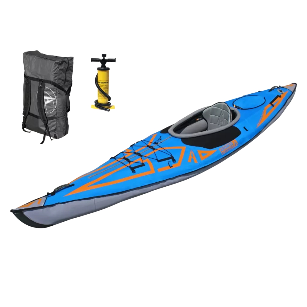 ADVANCED ELEMENTS - AdvancedFrame™ Expedition Elite Kayak with Pump - Blue - AE1009-XE-P - ISO 