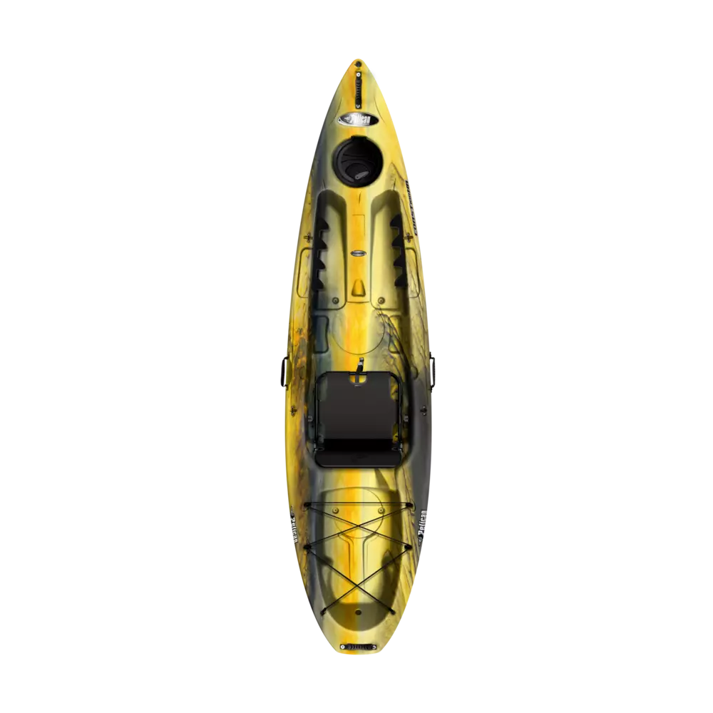 PELICAN - Coast 100XR SOT Recreational Kayak - Yellow - KBP10P500 - TOP