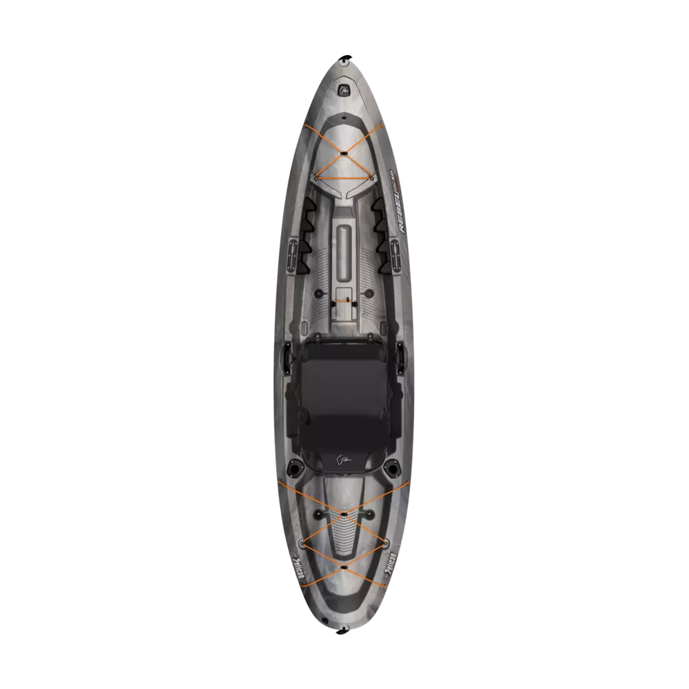 PELICAN - Rebel 100XP Angler Fishing Kayak - Grey - MGL10P605 - TOP