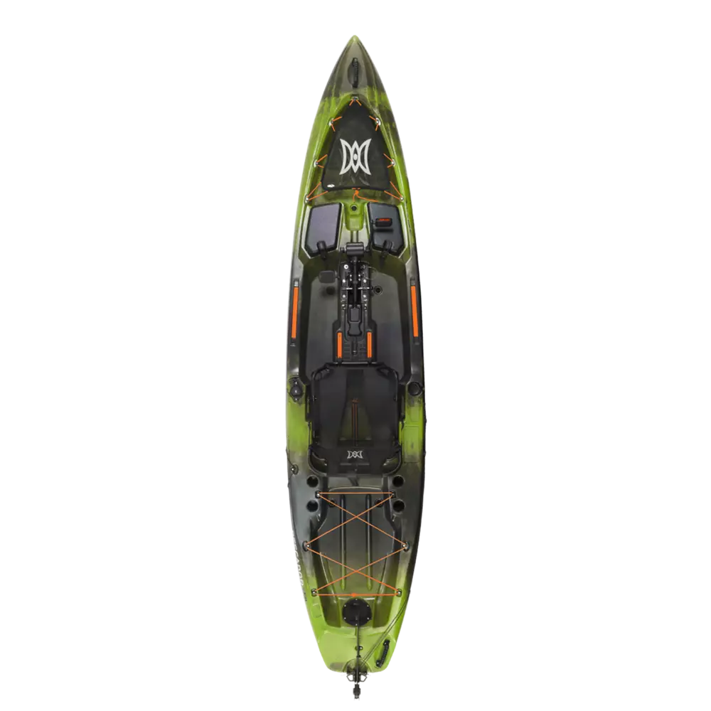 PERCEPTION - Pescador Pilot 12.0 Fishing Kayak - Green - 9351587031 - TOP
