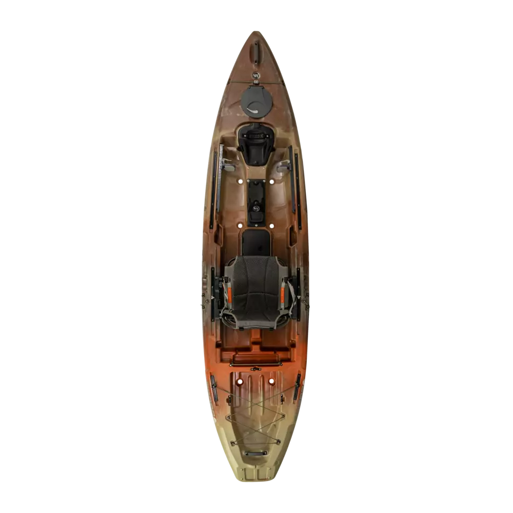 WILDERNESS SYSTEMS - Radar 135 Fishing Kayak - Brown - 9750907203 - TOP